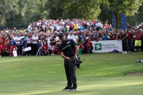 Francesco Molinari al GC Milano nel 2016