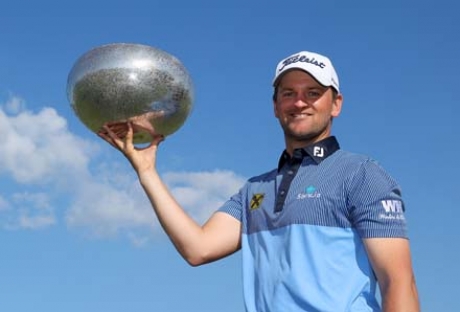 Bernd Wiesberger con il trofeo (Getty Images)