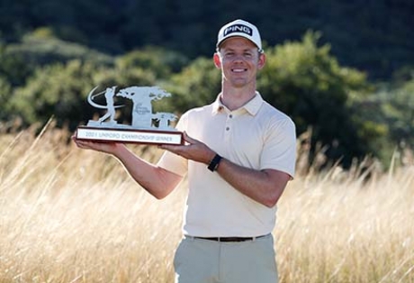 Brandon Stone con il trofeo (Getty Images)
