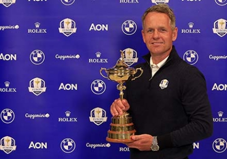 Luke Donald con la Ryder Cup