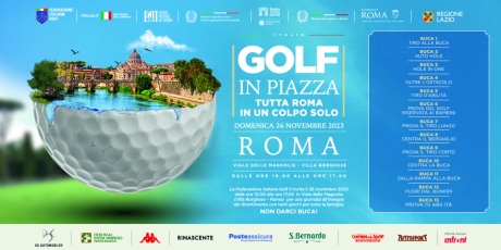 Torna lo show di “Golf in Piazza”: a Villa Borghese il divertimento è per tutti