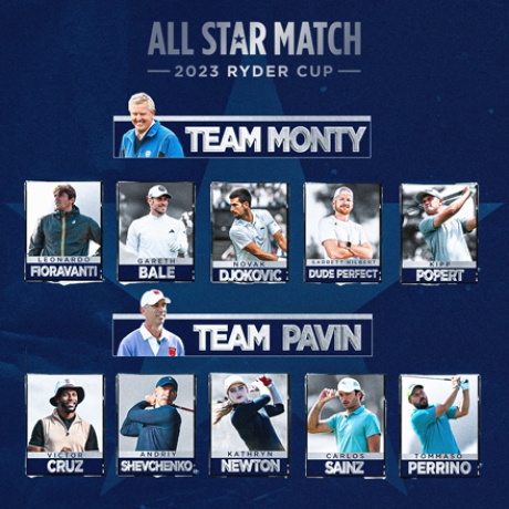 Ryder Cup: ecco l’All Star Match